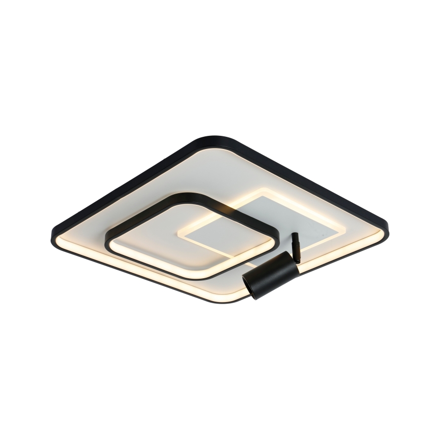 Brilagi - LED stmievateľné stropné svietidlo UNITY LED/75W/230V + 1xGU10/3W 3000-6000K 50x50 cm biela/čierna + diaľkové ovládanie