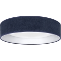 Brilagi - stmievateľné LED stropné svietidlo VELVET SMARTIX LED/24W/230V 3000-6000K pr. 45 cm modrá Wi-Fi Tuya Beacon + diaľkové ovládanie