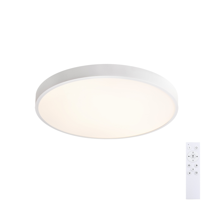 Brilagi - Stmievané LED stropné svietidlo GLASS POOL DOUBLE LED/48W/230V 3000-6000K 40 cm biela + diaľkové ovládanie