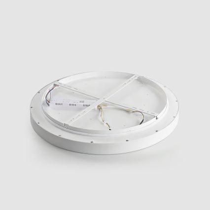 Brilagi - Stmievané LED stropné svietidlo GLASS POOL DOUBLE LED/48W/230V 3000-6000K 40 cm biela + diaľkové ovládanie