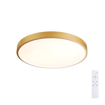 Brilagi - Stmievateľné LED stropné svietidlo GLASS POOL DOUBLE LED/48W/230V 3000-6000K 40 cm zlaté + diaľkové ovládanie