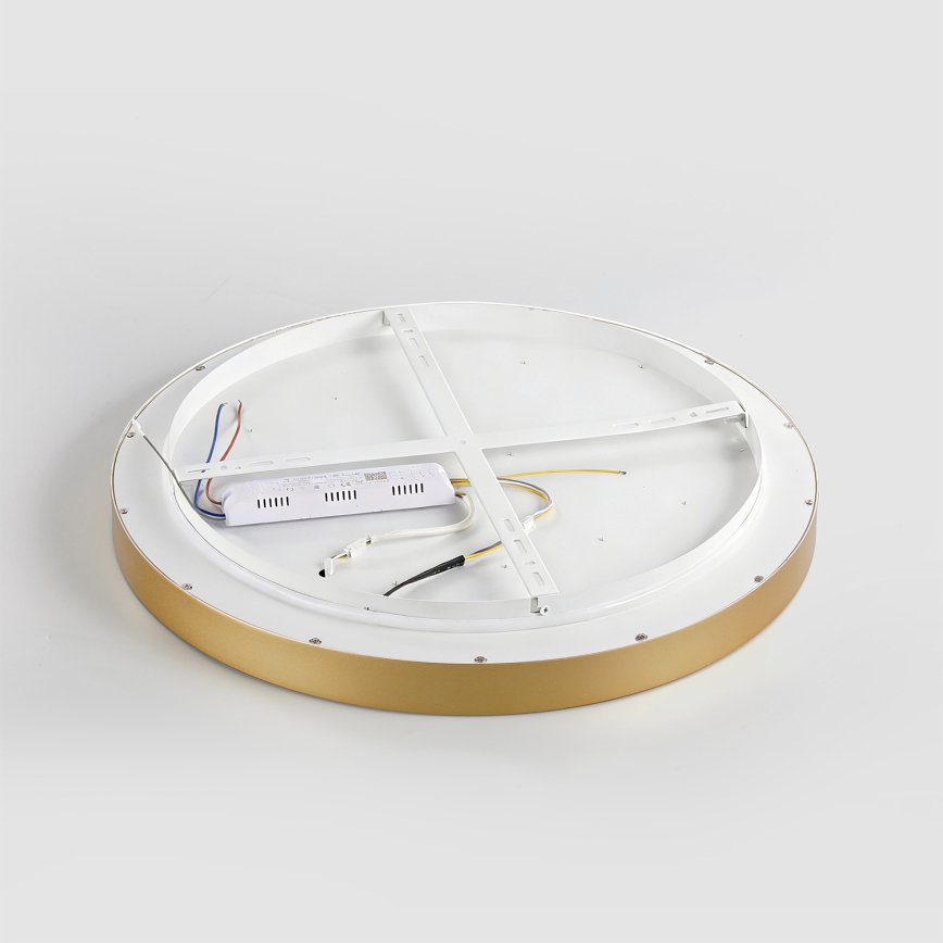 Brilagi - Stmievateľné LED stropné svietidlo GLASS POOL DOUBLE LED/48W/230V 3000-6000K 40 cm zlaté + diaľkové ovládanie