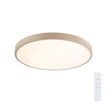 Brilagi - Stmievateľné LED stropné svietidlo GLASS POOL DOUBLE LED/60W/230V 3000-6000K 50 cm béžové + diaľkové ovládanie