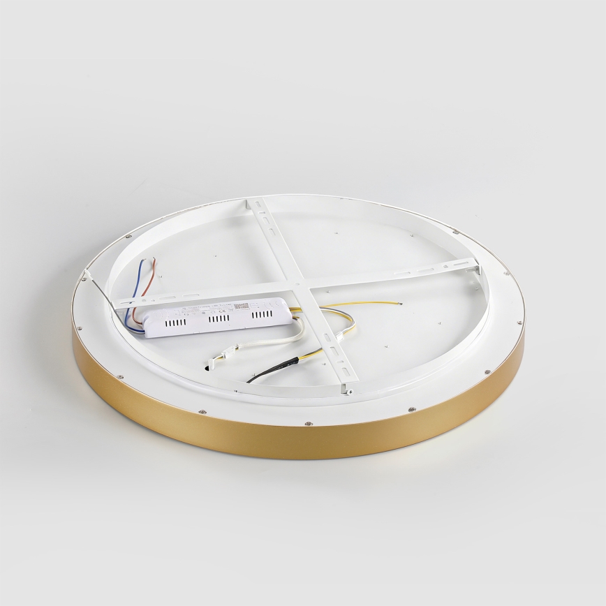 Brilagi - stmievateľné LED stropné svietidlo GLASS POOL DOUBLE LED/60W/230V 3000-6000K 50 cm zlaté + diaľkové ovládanie