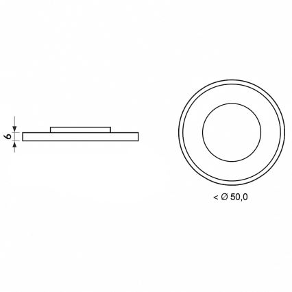 Brilagi - stmievateľné LED stropné svietidlo ORELIS LED/80W/230V 3000-6000K pr. 50 cm + diaľkové ovládanie