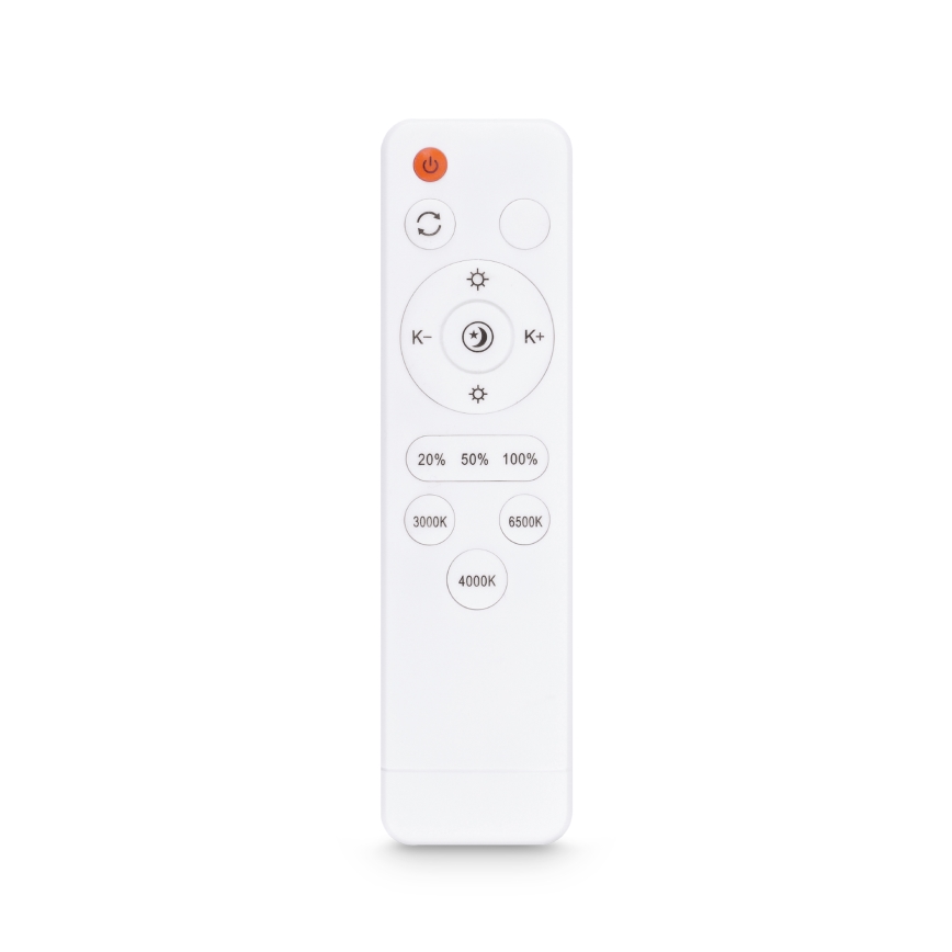 Brilagi - Stmievateľné LED stropné svietidlo PILANA LED/60W/230V 3000-6500K dub/biela 56x56 cm + diaľkové ovládanie