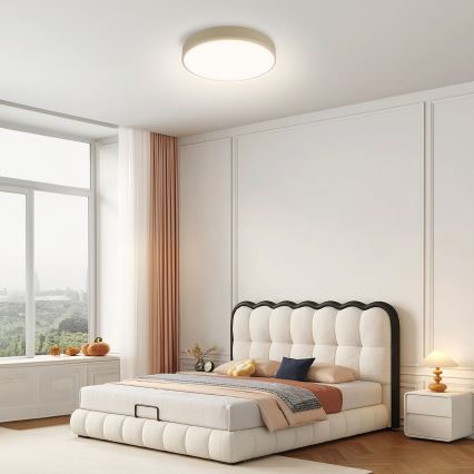 Brilagi - LED stmievateľné stropné svietidlo POOL LED/36W/230V 3000-6000K pr. 30 cm béžové + diaľkové ovládanie