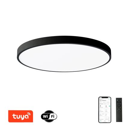Brilagi - LED stmievateľné stropné svietidlo POOL SMART LED/180W/230V 3000-6000K pr. 120 cm Wi-Fi Tuya čierna + diaľkové ovládanie