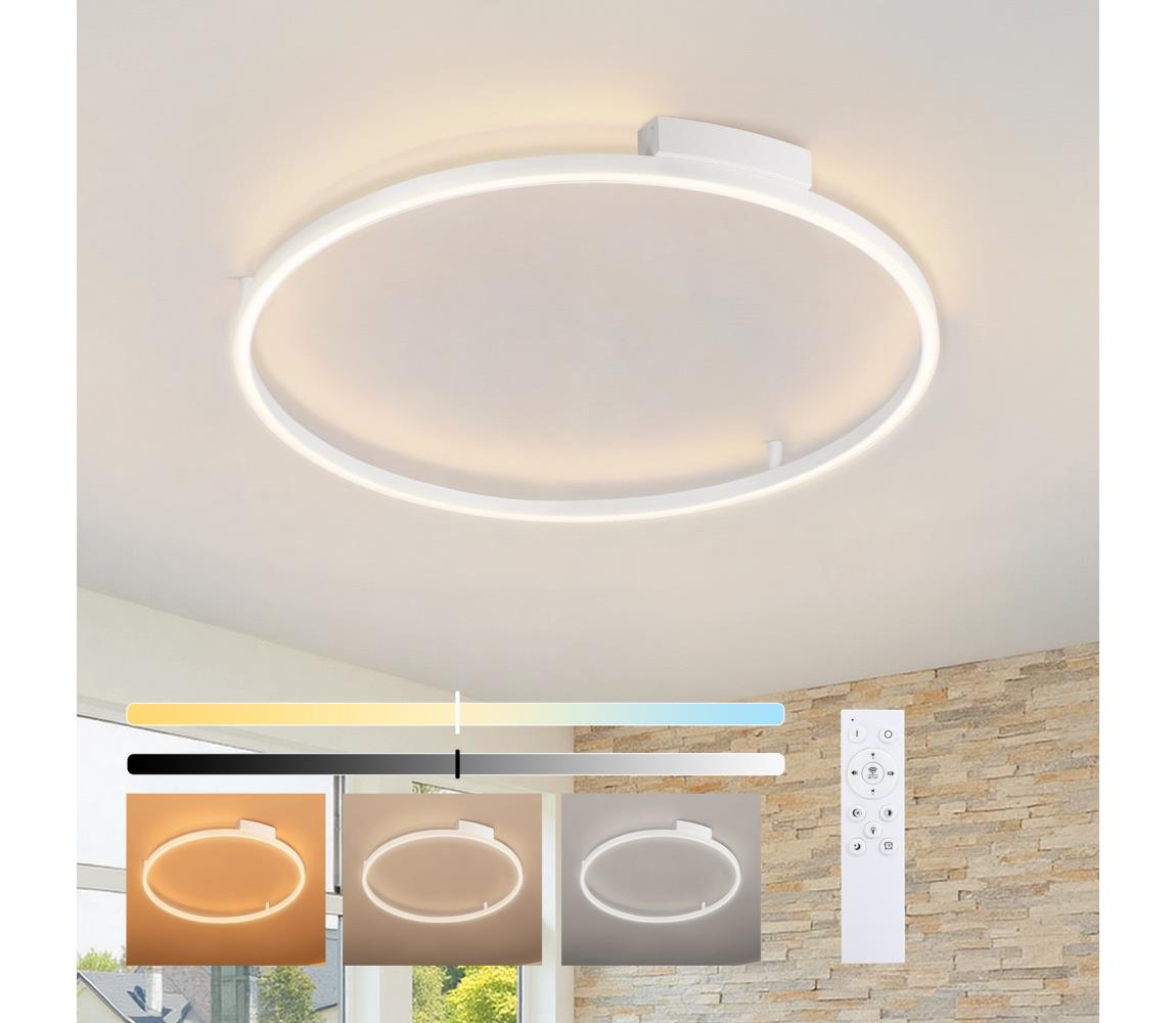 Brilagi - stmievateľné LED svietidlo PORTOFINO LED/60W/230V, pr. 80 cm, biela + DO BRI520