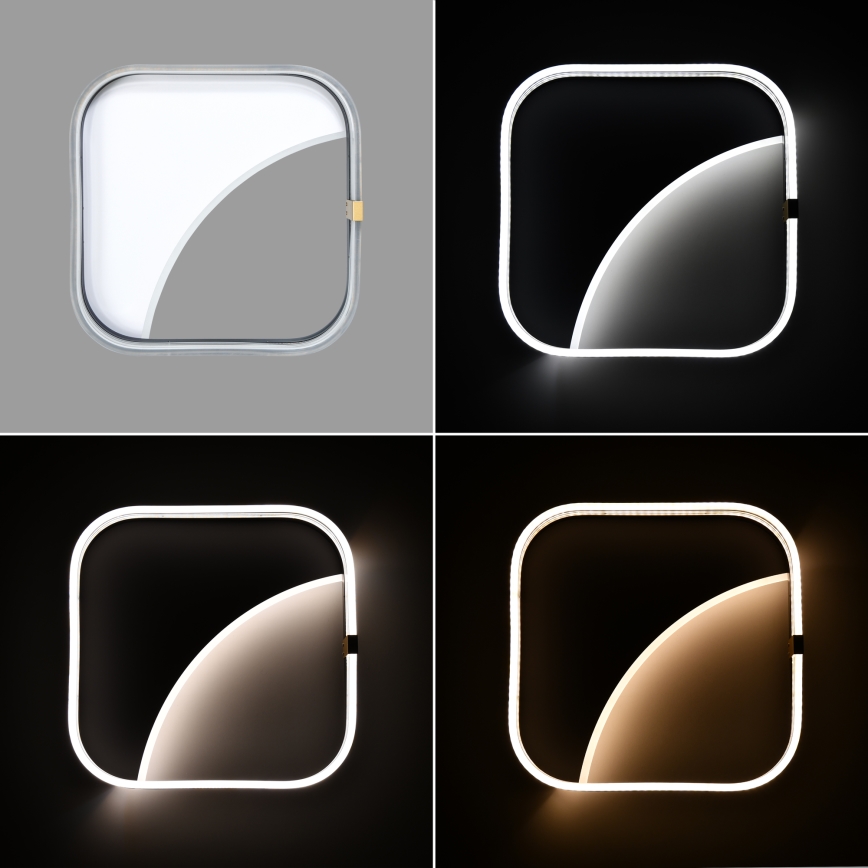Brilagi - stmievateľné LED stropné svietidlo SIRELI LED/56W/230V 3000-6000K 40x40 cm + diaľkové ovládanie