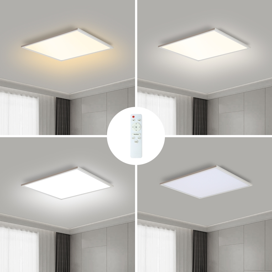 Brilagi - Stmievateľné LED stropné svietidlo SLIMFRAME LED/36W/230V 45x45 cm 3000-6000K biela + diaľkové ovládanie