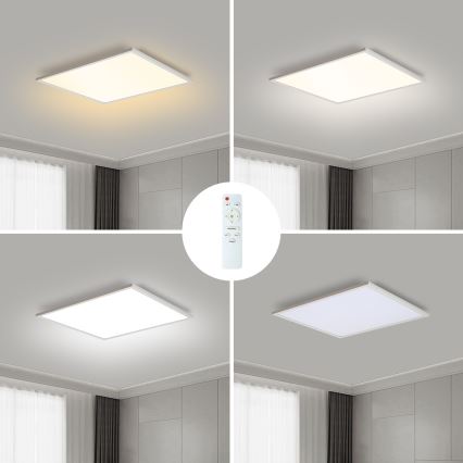 Brilagi - LED stmievateľné stropné svietidlo SLIMFRAME LED/36W/230V 45x45 cm 3000-6000K biela + diaľkové ovládanie