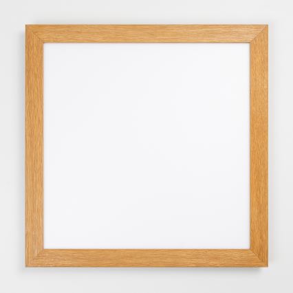 Brilagi - LED Stmievateľné stropné svietidlo SLIMFRAME WOOD LED/58W/230V 64x64 cm 3000-6000K hnedá + diaľkové ovládanie