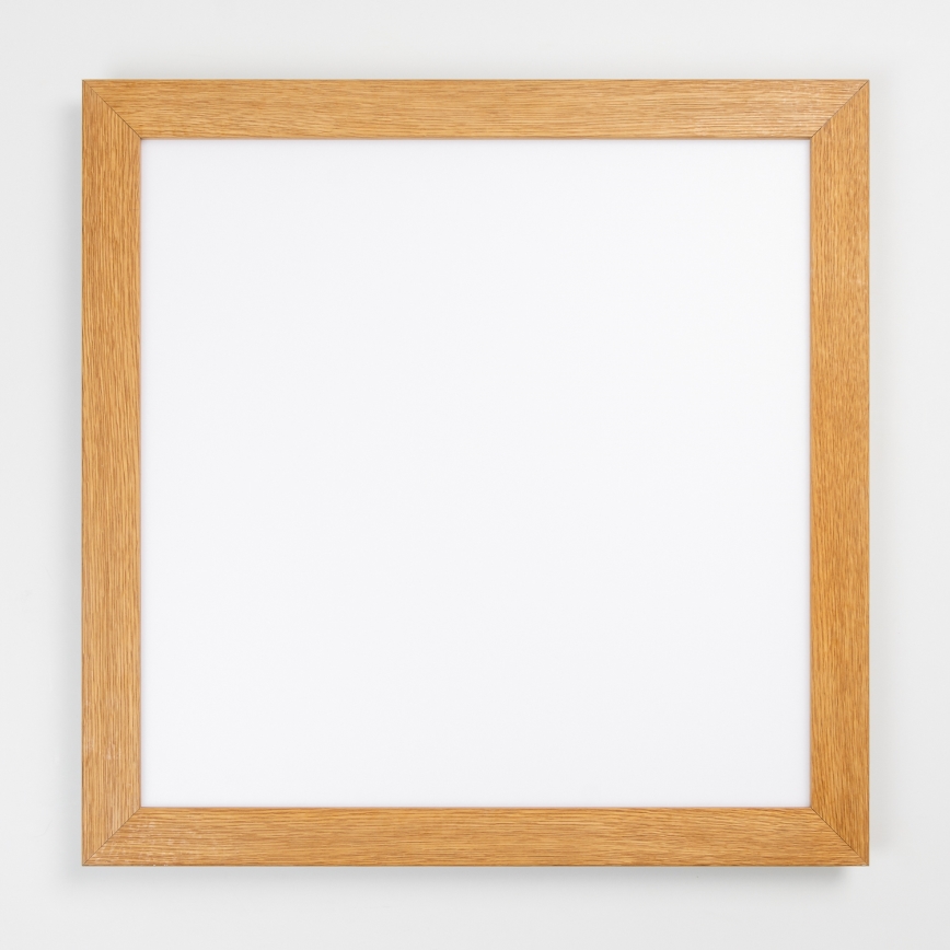Brilagi - LED Stmievateľné stropné svietidlo SLIMFRAME WOOD LED/58W/230V 64x64 cm 3000-6000K hnedá + diaľkové ovládanie