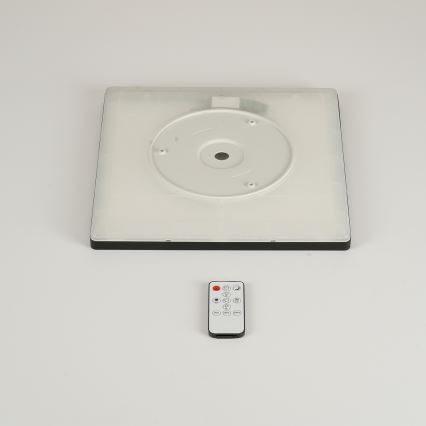 Brilagi - LED stmievateľné stropné svietidlo ULTRA SLIM LED/18W/230V 2700-6500K 30x30 cm čierna + diaľkové ovládanie