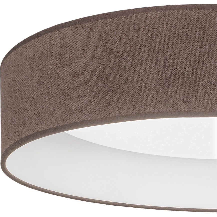 Brilagi - LED stmievateľné stropné svietidlo VELVET SMARTIX STARS LED/36W/230V 3000-6000K priemer 55 cm hnedé Wi-Fi Tuya Beacon + diaľkové ovládanie