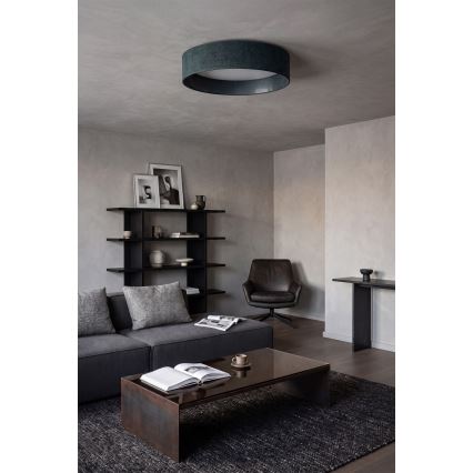 Brilagi - LED Stmievateľné stropné svietidlo VELVET SMARTIX LED/24W/230V 3000-6000K pr. 45 cm zelené Wi-Fi Tuya Beacon + diaľkové ovládanie