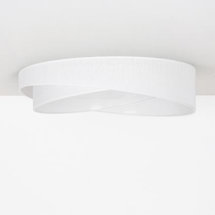 BRILAGI - LED stmievateľné stropné svietidlo VELVET TWIST LED/36W/230V 3000-6000K pr. 65 cm Wi-Fi Tuya Beacon biela + diaľkové ovládanie