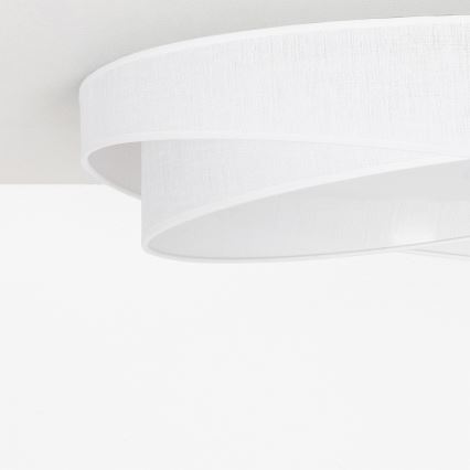BRILAGI - LED stmievateľné stropné svietidlo VELVET TWIST LED/36W/230V 3000-6000K pr. 65 cm Wi-Fi Tuya Beacon biela + diaľkové ovládanie