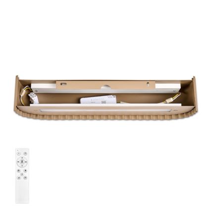 Brilagi - LED stmievateľné nástenné svietidlo FALCON MODERN LED/14W/230V 3000-6000K 40 cm béžové + diaľkové ovládanie