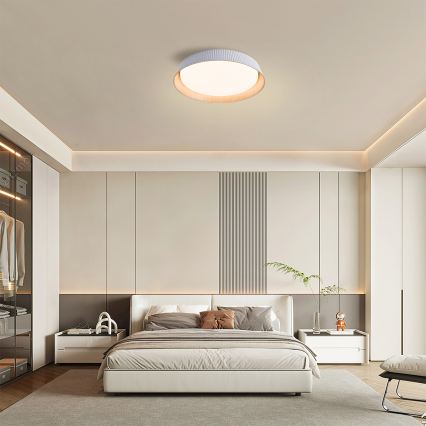 Brilagi - LED stmievateľné stropné svietidlo ORINO LED/54W/230V 3000-6000K biele, priemer 43 cm + diaľkové ovládanie