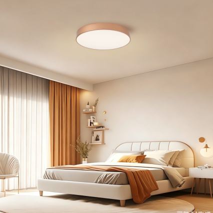 Brilagi - LED stmievateľné stropné svietidlo POOL LED/60W/230V 3000-6000K pr. 50 cm bronzové + diaľkové ovládanie