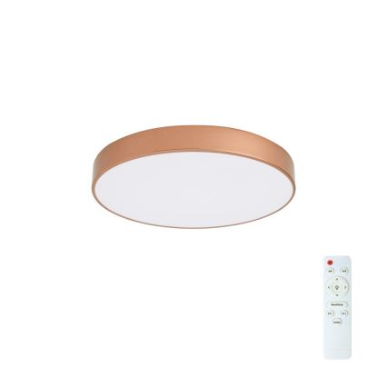Brilagi - LED stmievateľné stropné svietidlo POOL LED/60W/230V 3000-6000K pr. 50 cm bronzové + diaľkové ovládanie