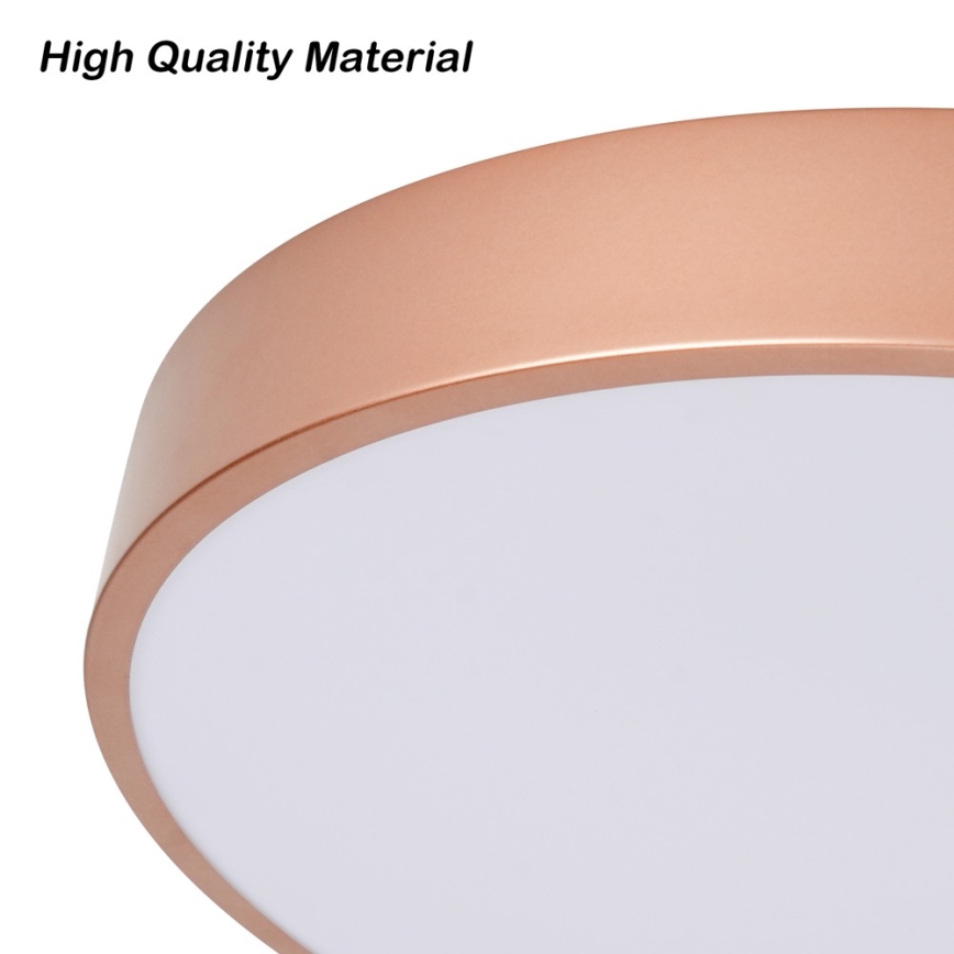 Brilagi - LED stmievateľné stropné svietidlo POOL LED/60W/230V 3000-6000K pr. 50 cm bronzové + diaľkové ovládanie