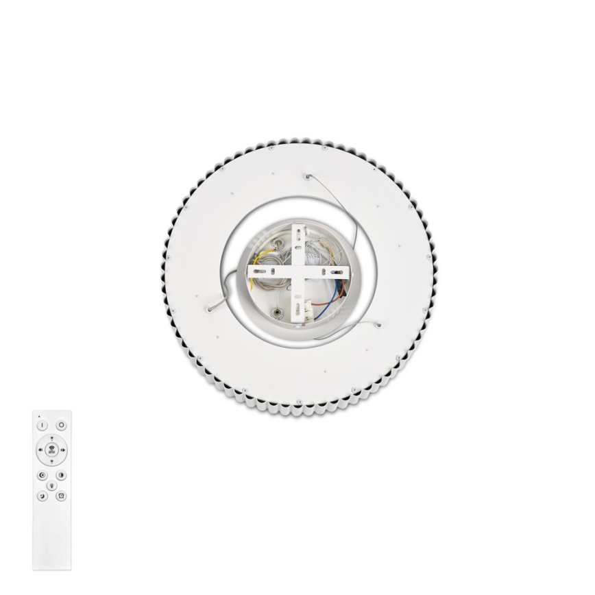 Brilagi - LED stmievateľný závesný luster na lanku FALCON MODERN LED/30W/230V 3000-6000K priemer 40 cm biela + diaľkové ovládanie