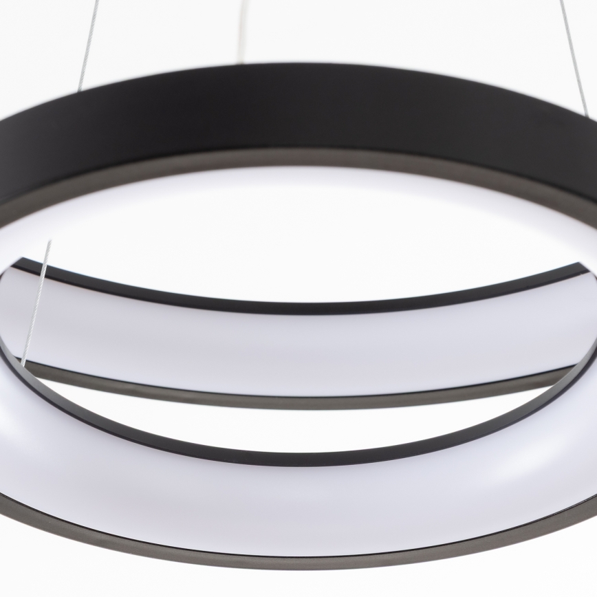 Brilagi - LED stmievateľný luster na lanku FALCON SLIM LED/68W/230V 3000-6500K pr. 50 cm čierna + diaľkové ovládanie