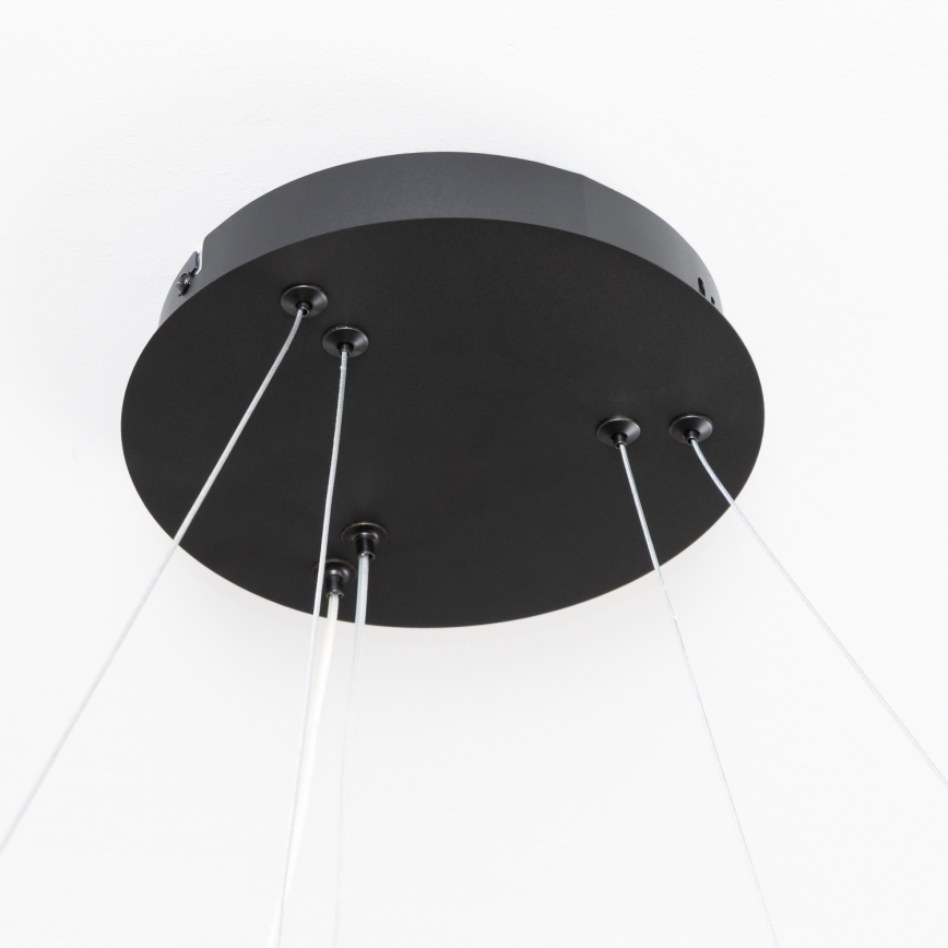 Brilagi - LED stmievateľný luster na lanku FALCON SLIM LED/68W/230V 3000-6500K pr. 50 cm čierna + diaľkové ovládanie