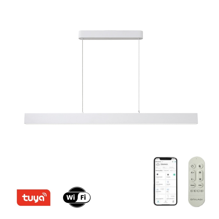Brilagi - LED stlmiteľný závesný luster na lanku SLEEKLINE SMART LED/40W/230V 3000-6000K Wi-Fi Tuya biela + diaľkové ovládanie