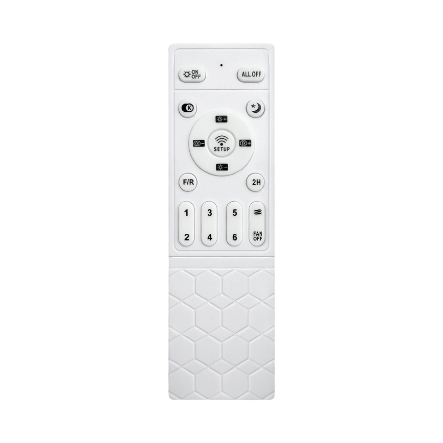 Brilagi - stmievateľný LED stropný ventilátor 32W/230V, priemer 95 cm, čierny + diaľkové ovládanie