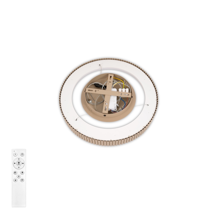 Brilagi - LED stmievateľný luster na lanku FALCON MODERN LED/30W/230V 3000-6500K 40 cm béžový + diaľkové ovládanie