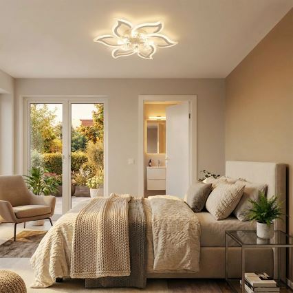 Brilagi - stmievateľný stropný ventilátor LED/34W/230V 3000-6500K pr. 83 cm biela + diaľkové ovládanie
