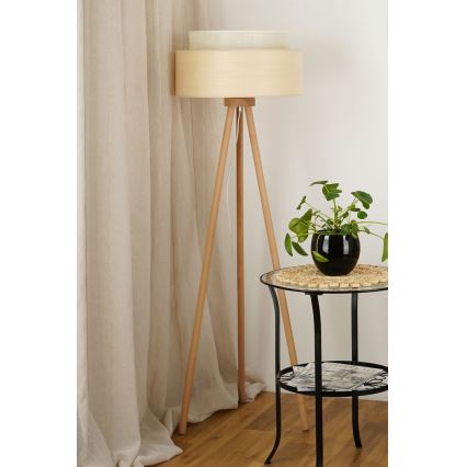 Brilagi - Stojacia lampa ARIZONA BOHO 1xE27/15W/230V béžová