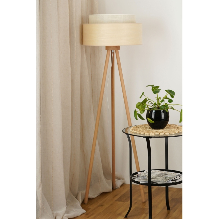 Brilagi - Stojacia lampa ARIZONA BOHO 1xE27/15W/230V béžová