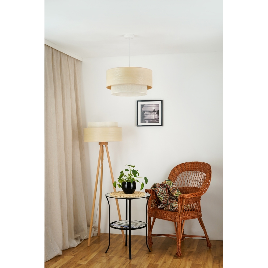 Brilagi - Stojacia lampa ARIZONA BOHO 1xE27/15W/230V béžová