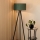 Brilagi - Stojacia lampa BOSTON ROLLER 1xE27/15W/230V slama zelená/zlatá