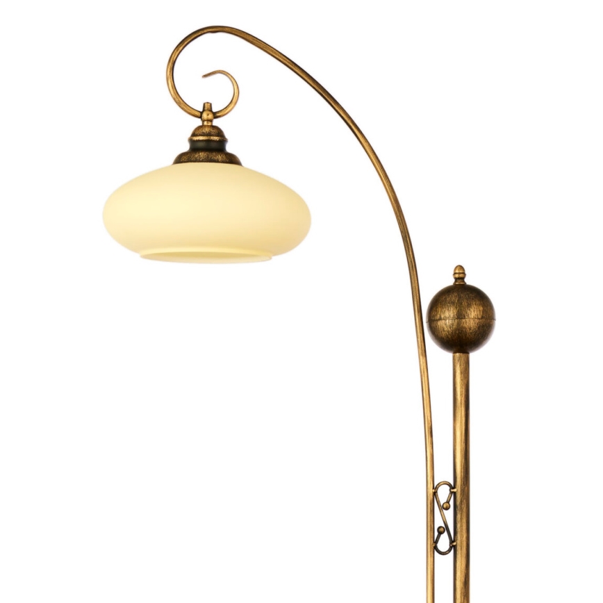 Brilagi - Stojacia lampa MOLLERO 1xE27/15W/230V bronz/patina