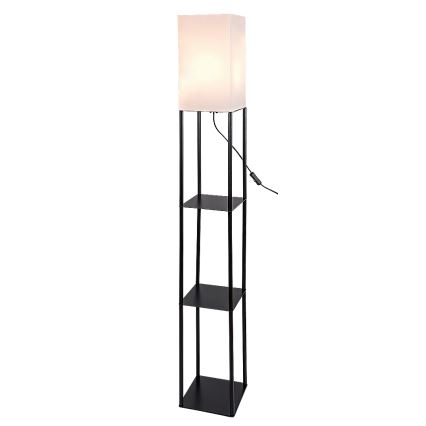 Brilagi - Stojacia lampa s poličkami GRADUS 1xE27/40W/230V čierna/biela