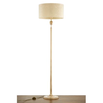Brilagi - Stojacia lampa SAPHIRE 1xE27/15W/230V krémová/zlatá/patina
