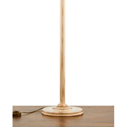Brilagi - Stojacia lampa SAPHIRE 1xE27/15W/230V krémová/zlatá/patina