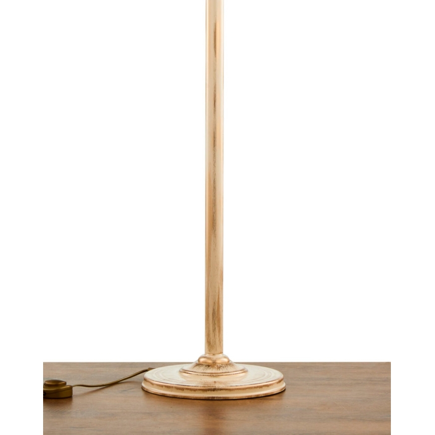 Brilagi - Stojacia lampa SAPHIRE 1xE27/15W/230V krémová/zlatá/patina