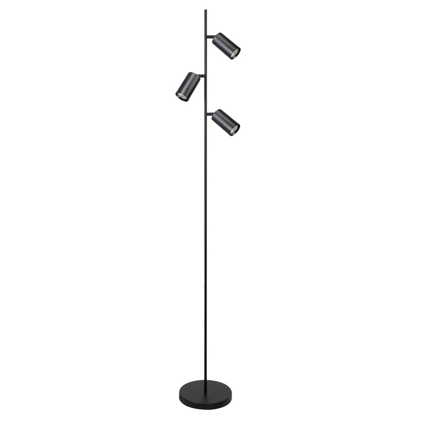 Brilagi - Stojacia lampa SELE 3xGU10/30W/230V čierna