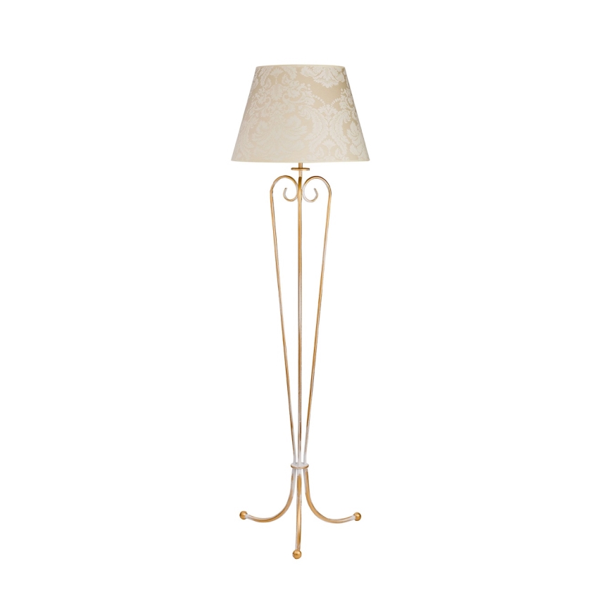 Brilagi - Stojacia lampa SONIA 1xE27/15W/230V krémová/patina