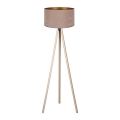 Brilagi - Stojacia lampa VELVET 1xE27/60W/230V béžová