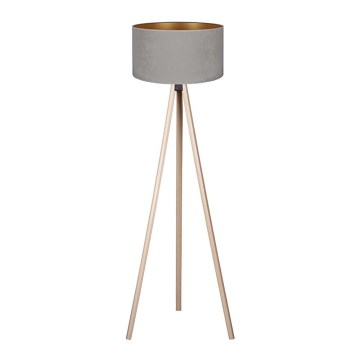 Brilagi - Stojacia lampa VELVET 1xE27/60W/230V béžová/šedá