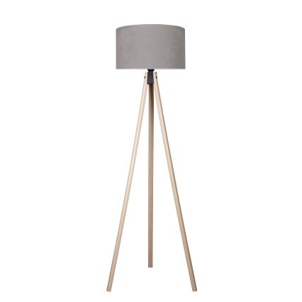 Brilagi - Stojacia lampa VELVET 1xE27/60W/230V béžová/šedá