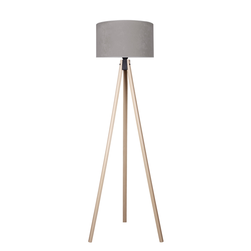 Brilagi - Stojacia lampa VELVET 1xE27/60W/230V béžová/šedá